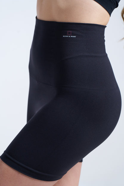 Munns & Mars Bundle of Bodysuit-Black And Tummy Tucker Panty-Black And Tummy & Thigh Short-Black