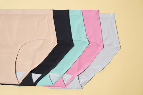 Seamless Bonded Hipster Panty - Beige, Black, Turquiose, Mauve & Grey