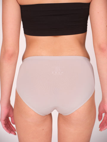 Seamless Bonded Hipster Panty - Grey
