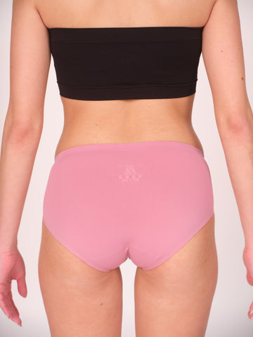 Seamless Bonded Hipster Panty - Mauve