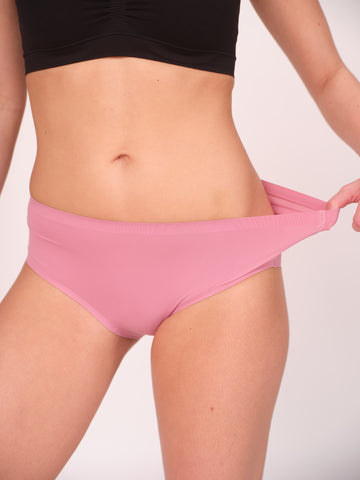 Seamless Bonded Hipster Panty - Grey, Mauve, Grey, Mauve & Lily Mongolia