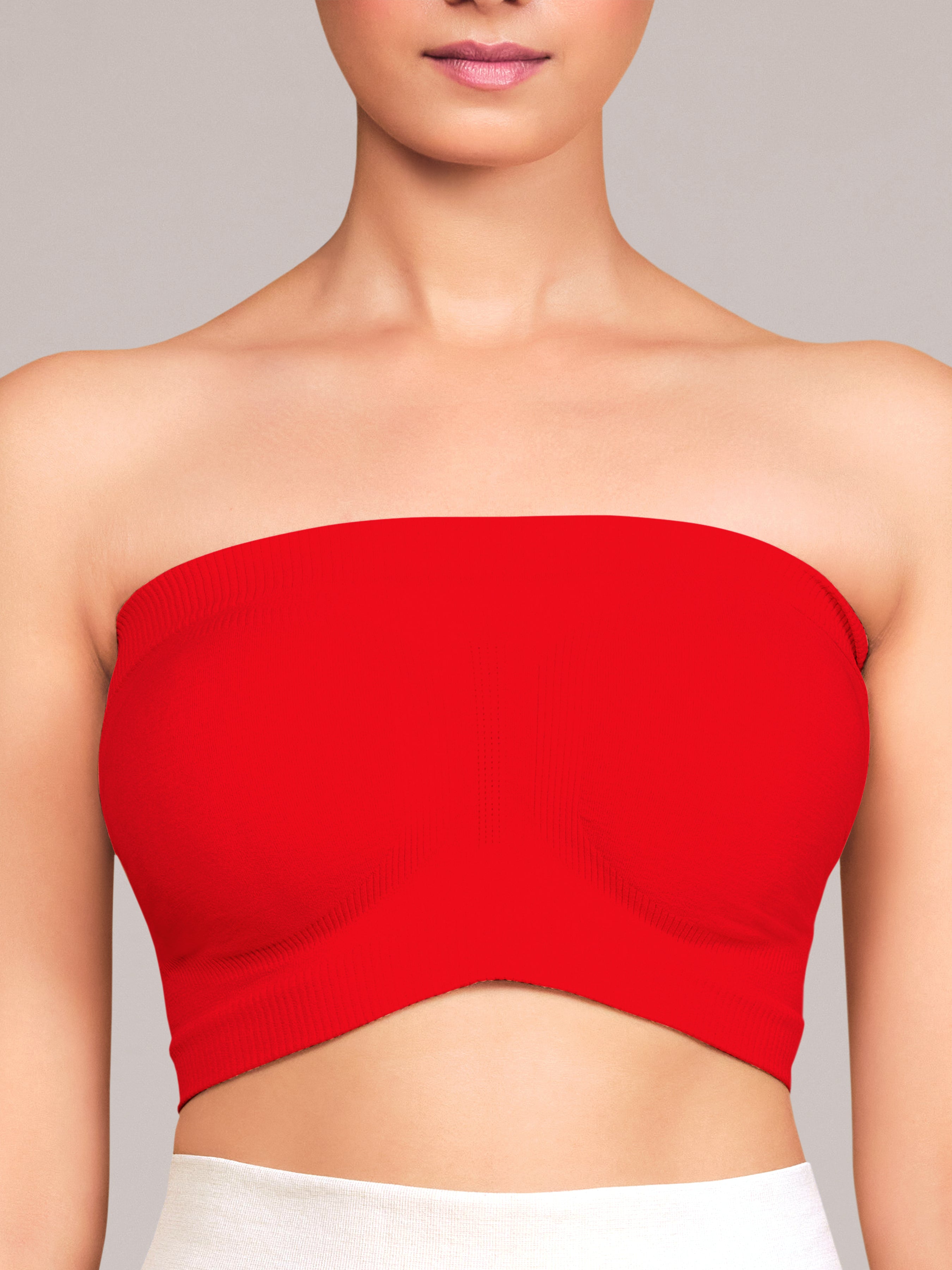 Tube Bra - Red