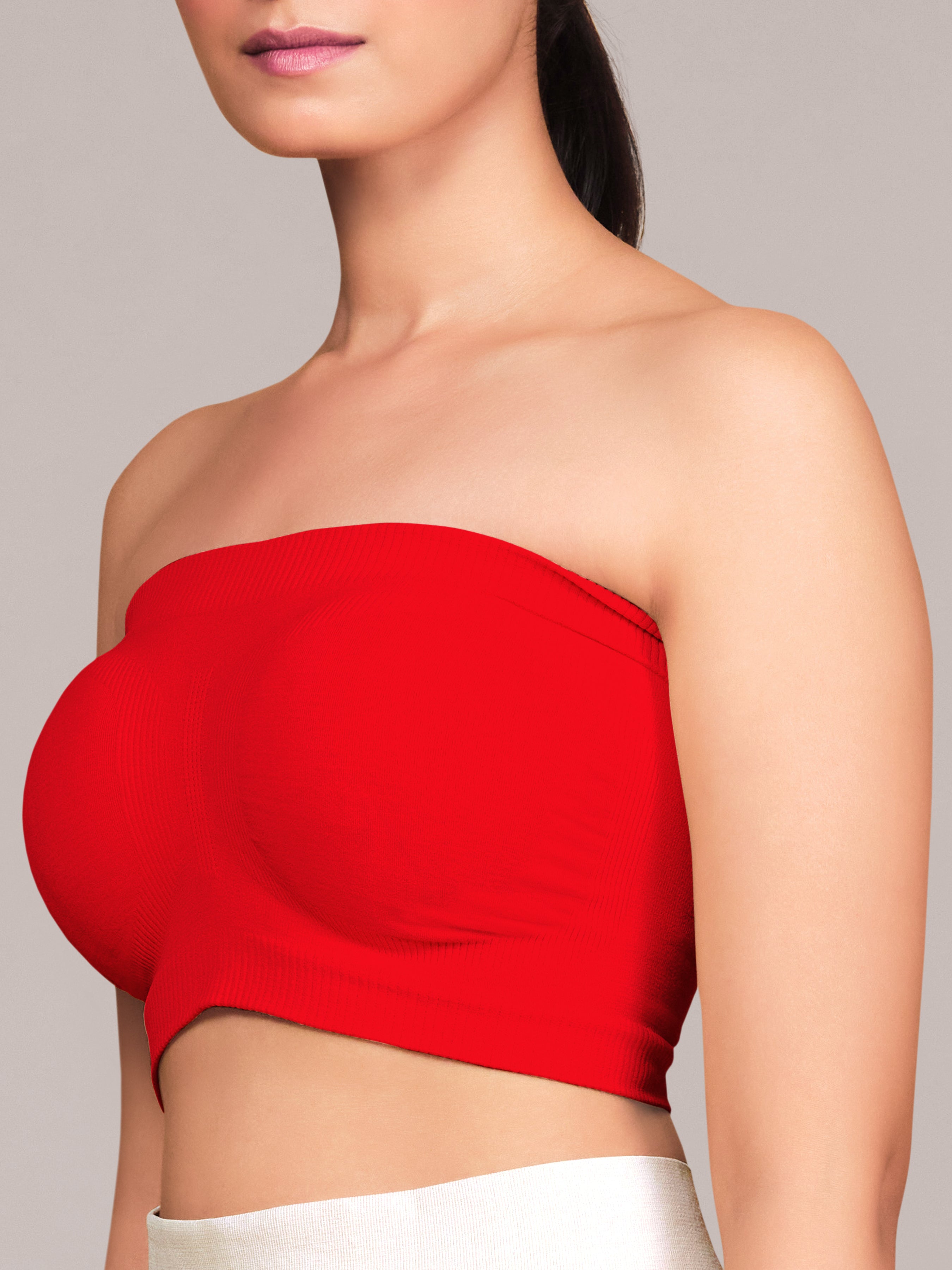 Tube Bra - Red