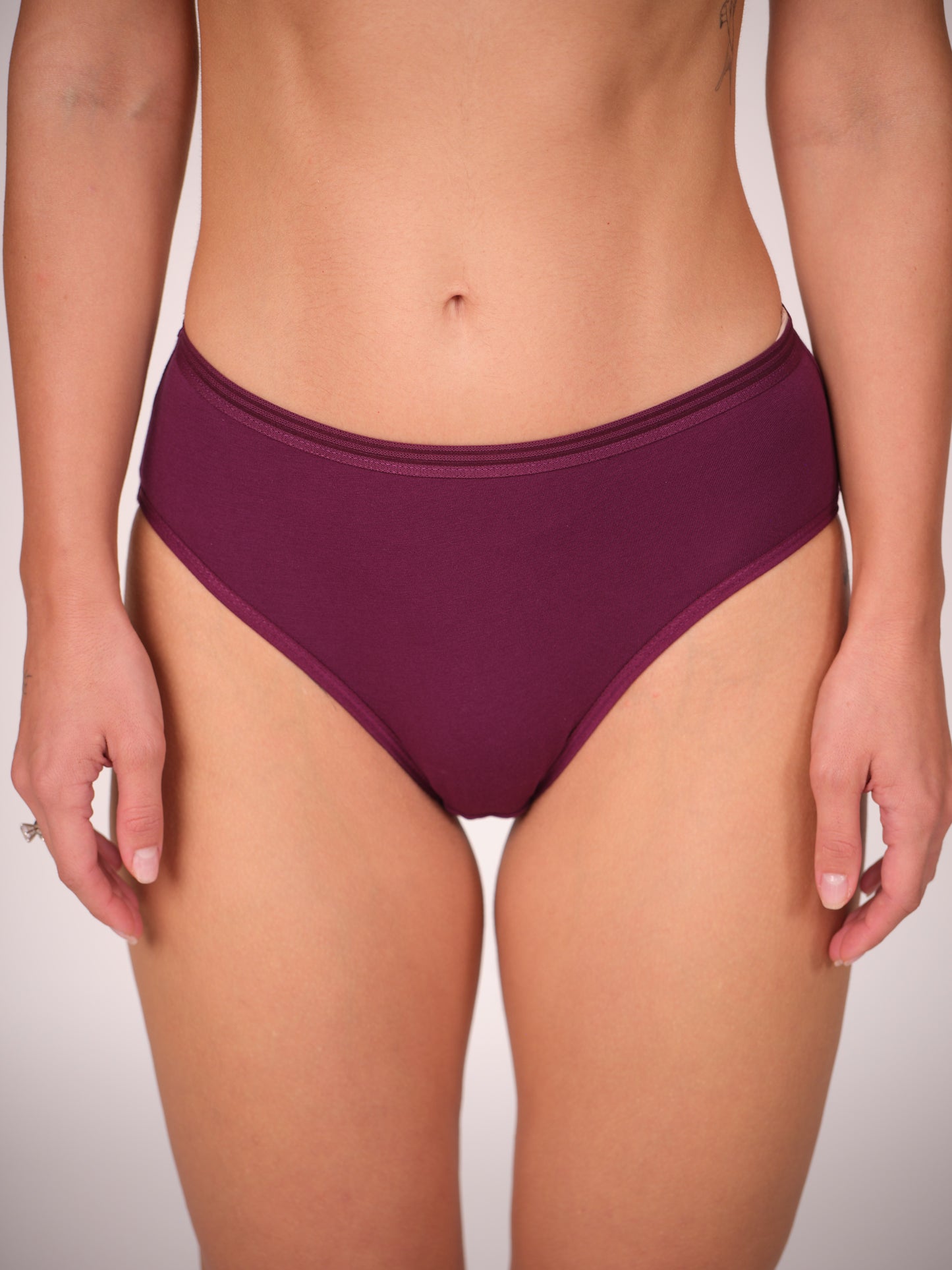 Munns & Mars Womens Cotton Mid Waist Hipster Panty Pack Of 3
