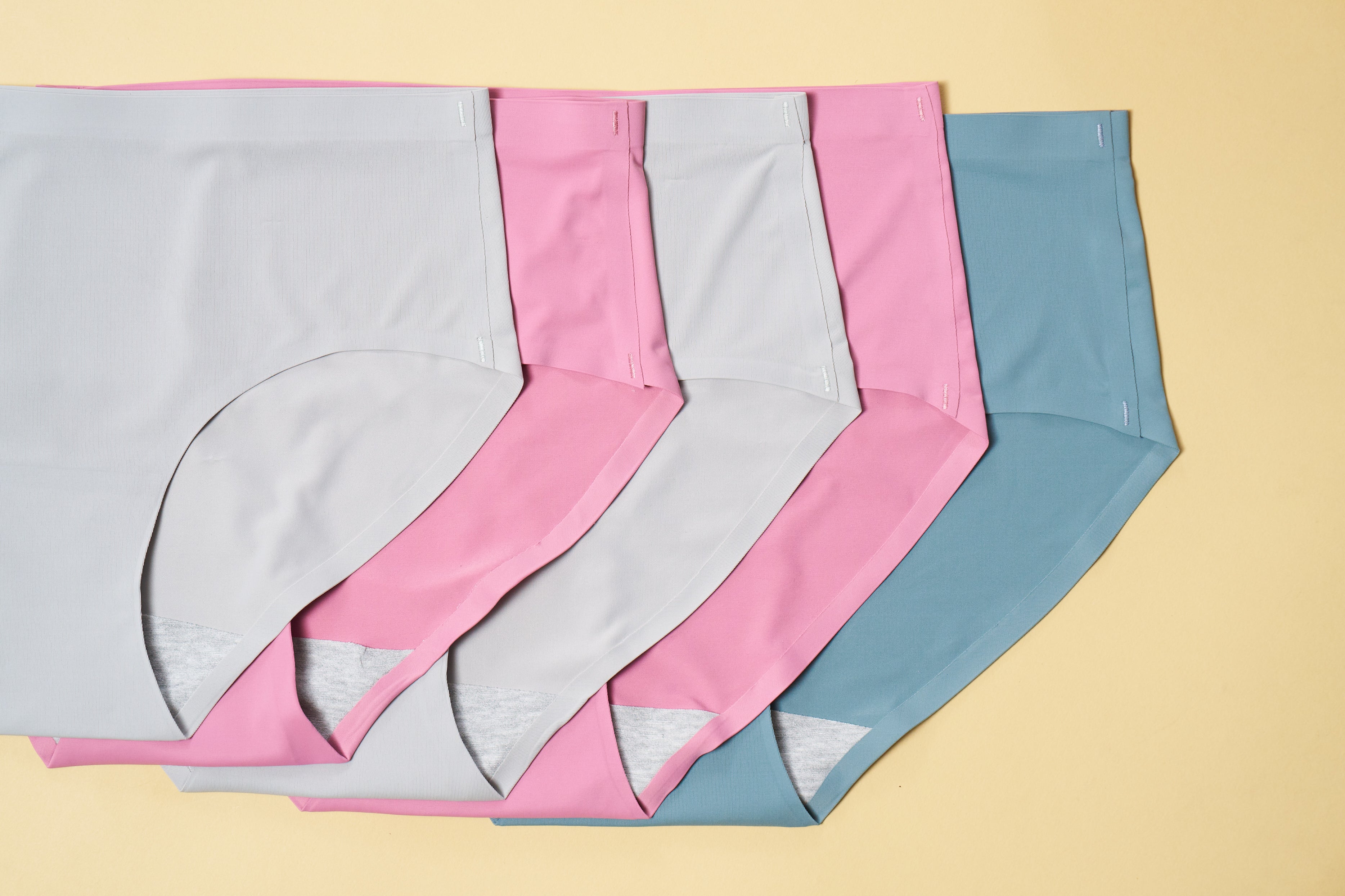 Seamless Bonded Hipster Panty - Grey, Mauve, Grey, Mauve & Lily Mongolia