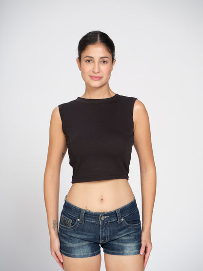 Munns & Mars Womens Casual Wear High Neck Active Tank Top