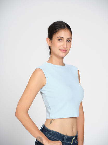 Munns & Mars Womens Casual Wear High Neck Active Tank Top