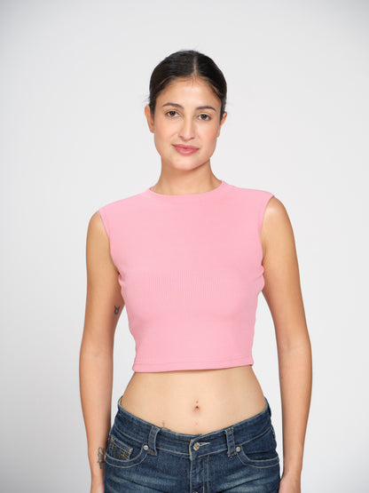 Munns & Mars Womens Casual Wear High Neck Active Tank Top