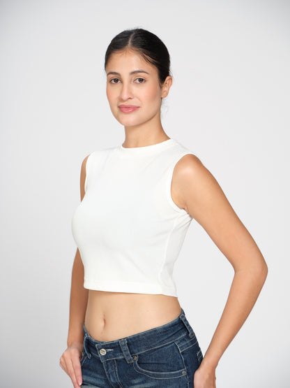 Munns & Mars Womens Casual Wear High Neck Active Tank Top