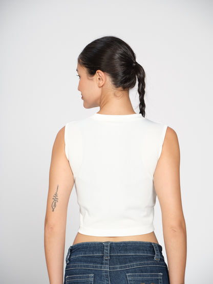 Munns & Mars Womens Casual Wear High Neck Active Tank Top