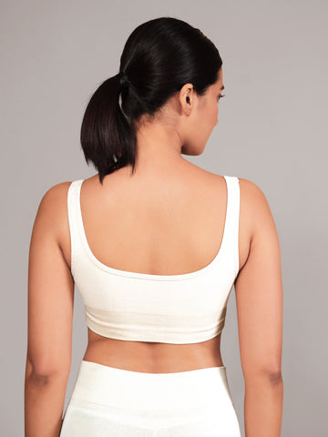 Munns & Mars Teenage Non-Padded Sports Bra - White