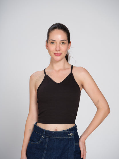 Munns & Mars Womens Casual Wear Spaghetti Strap Tank Top