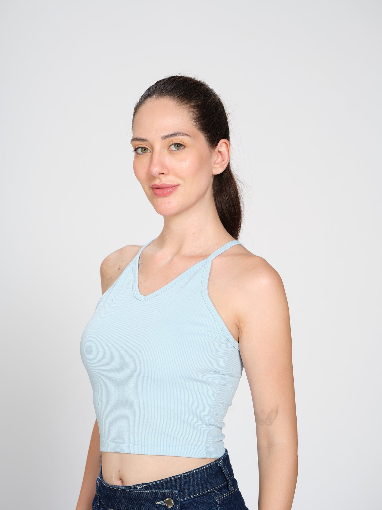 Munns & Mars Womens Casual Wear Spaghetti Strap Tank Top