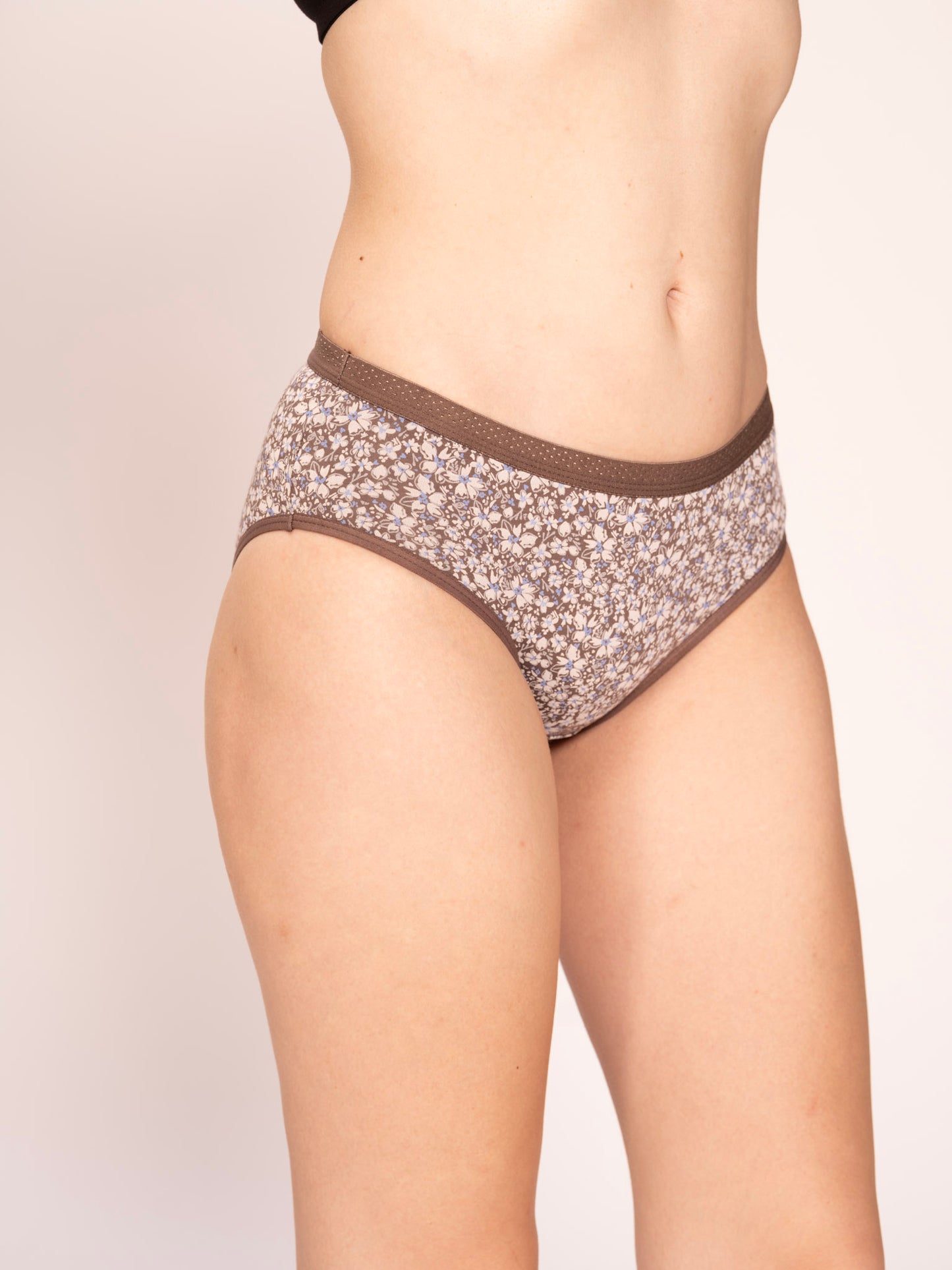 Munns & Mars Womens Cotton Printed Mid Waist Hipster Panty