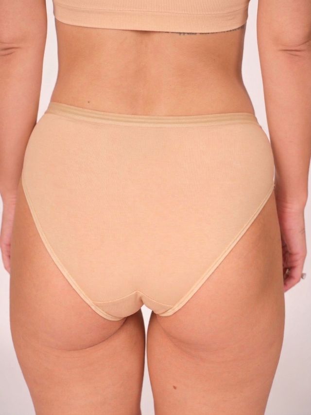 Munns & Mars Womens Cotton Mid Waist Hipster Panty Pack Of 3