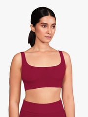 MAROON Sports Bra