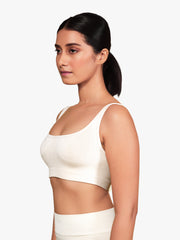 WHITE Non Wired Bra