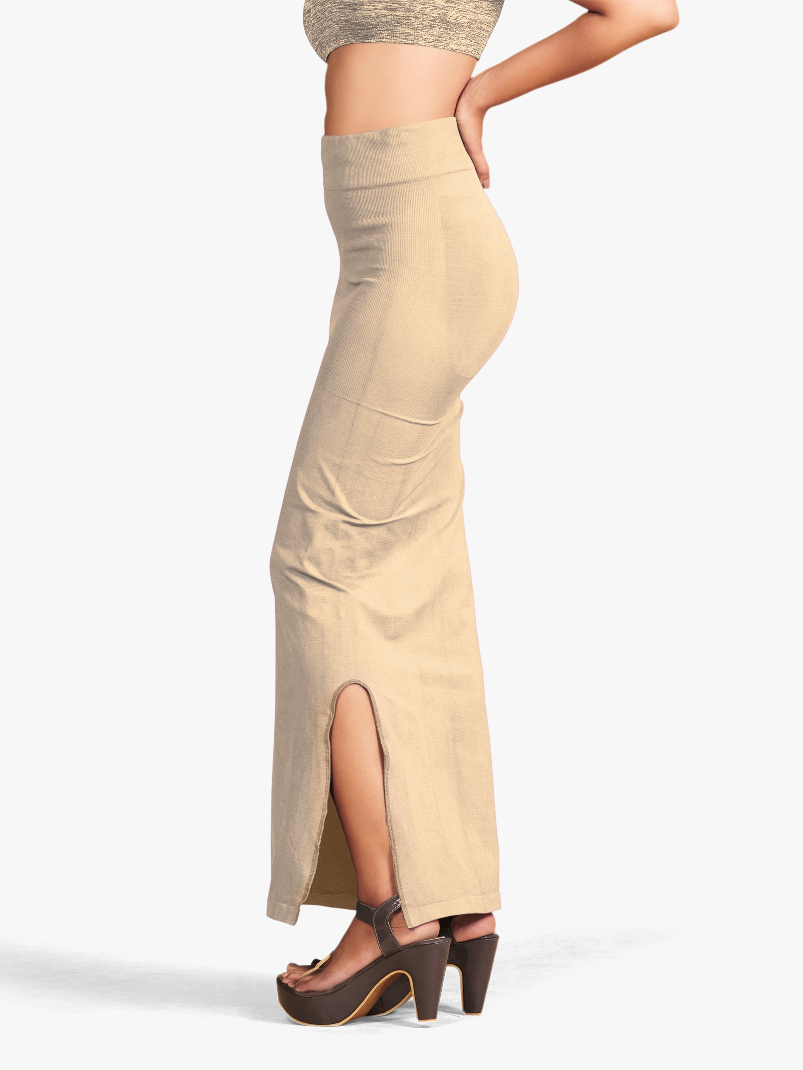 BEIGE Shapewear Inskirt for Saree